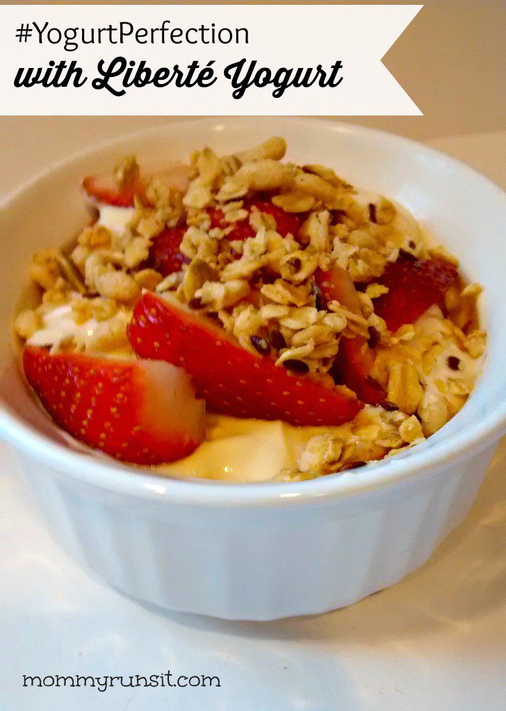 Breakfast Berry Parfaits with Liberté Yogurt + $15 PayPal #Giveaway! #YogurtPerfection #ad | Mommy Runs It
