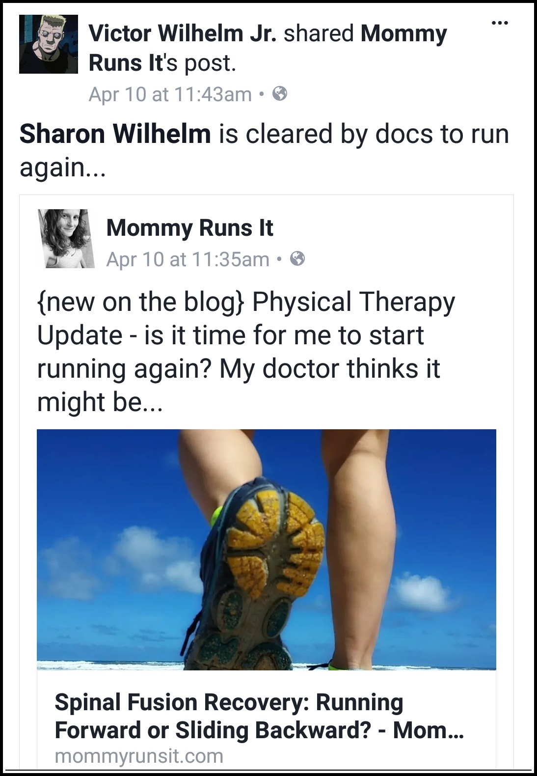 Recovery from Spinal Surgery - Running After a Spinal Fusion | Mommy Runs It